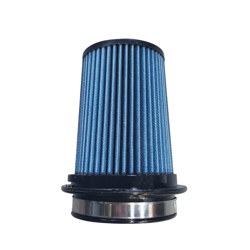 Injen SuperNano-Web Air Filter 4.0in ID/ 6.5in Twist Lock Base / 6.75in Height / 4in Top - Image 4