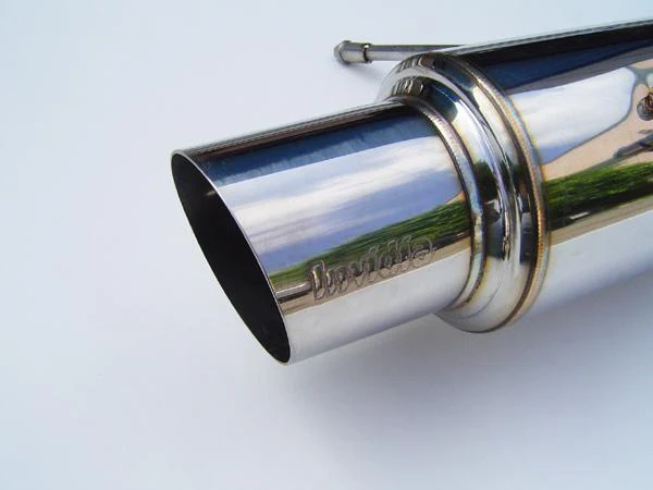 Invidia 02-07 WRX/STi 76mm N1 RACING Stainless Steel Tip Cat-back Exhaust - Image 4