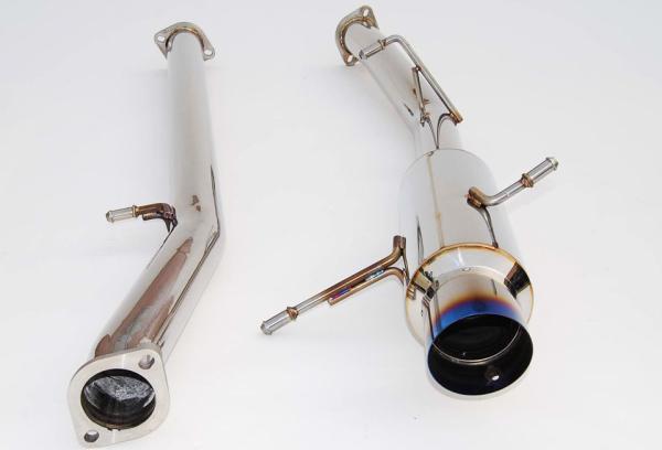 Invidia 02-07 WRX/STi 76mm N1 RACING Titanium Tip Cat-back Exhaust - Image 3