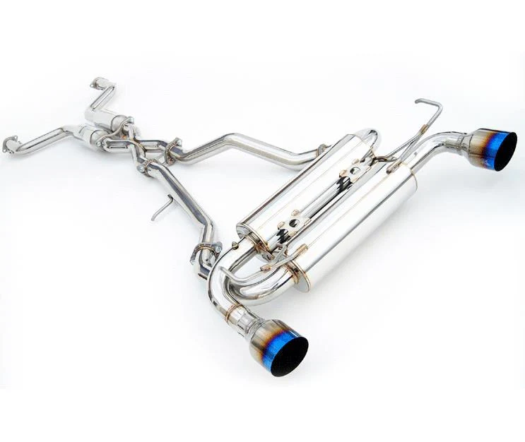 Invidia 02-08 Nissan 350z Gemini Rolled Titanium Tip Cat-back Exhaust - Image 3