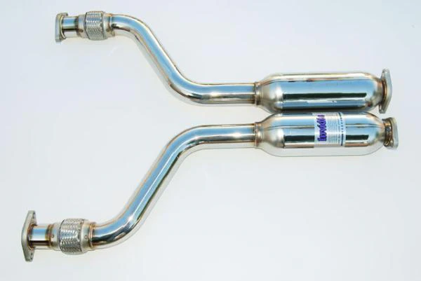 Invidia 03-08 Infiniti G35 Coupe Gemini Single Layer Titanium Tip Cat-back Exhaust - Image 2