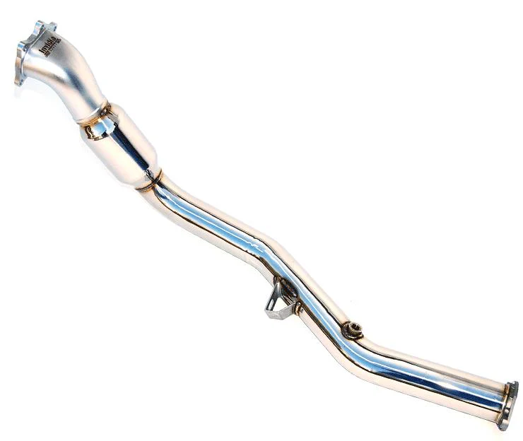 Invidia 05+ AT LGT Polished Divorced Waste Gate Downpipe with High Flow Cat - Image 3
