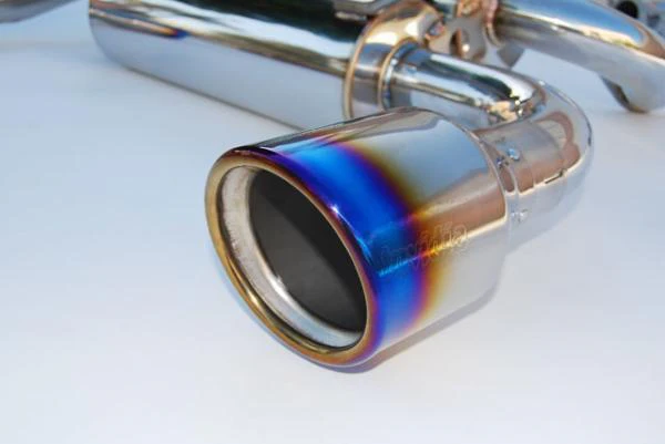 Invidia 07+ Infiniti G37 Coupe Gemini Rolled Titanium Tip Cat-back Exhaust - Image 4