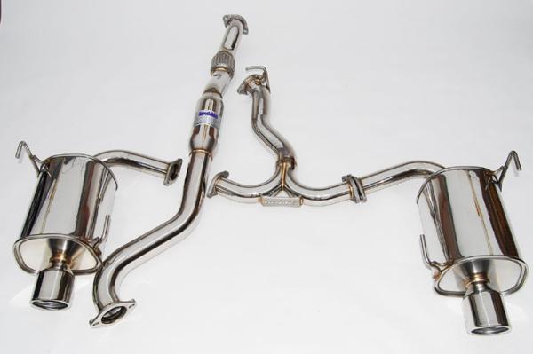 Invidia 08-09 WRX Sedan Q300 Dual Stainless Steel Tip Cat-back Exhaust - Image 5