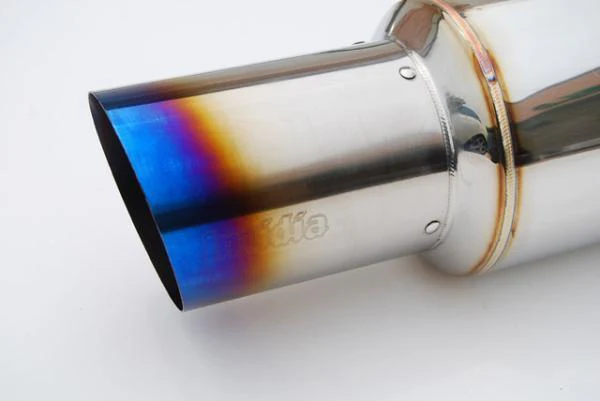 Invidia 08+ WRX Hatch 76mm REGULAR Titanium Tip Cat-back Exhaust - Image 3