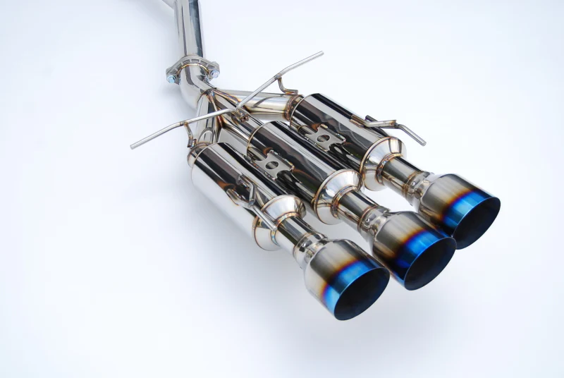 Invidia 17+ Honda Civic SI Sedan Gemini Triple Titanium Tip Cat-back Exhaust - Image 3