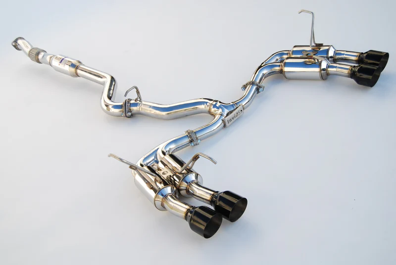 Invidia 2015+ Subaru WRX / STI Gemini/R400 Single Layer Quad Black Tip Cat-Back Exhaust - Image 2