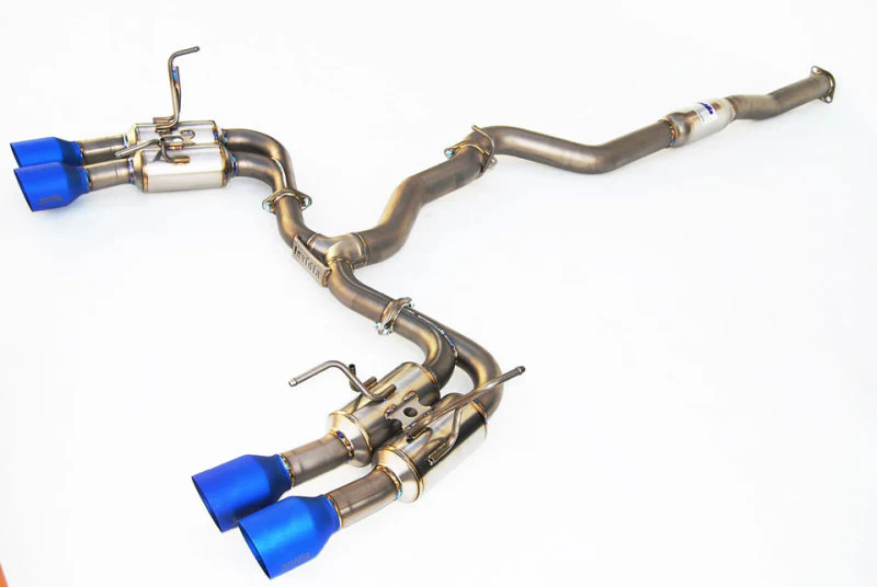 Invidia 2015+ WRX/STi Gemini 80mm Full Titanium Quad 101mm Tip Cat-Back Exhaust - Image 2