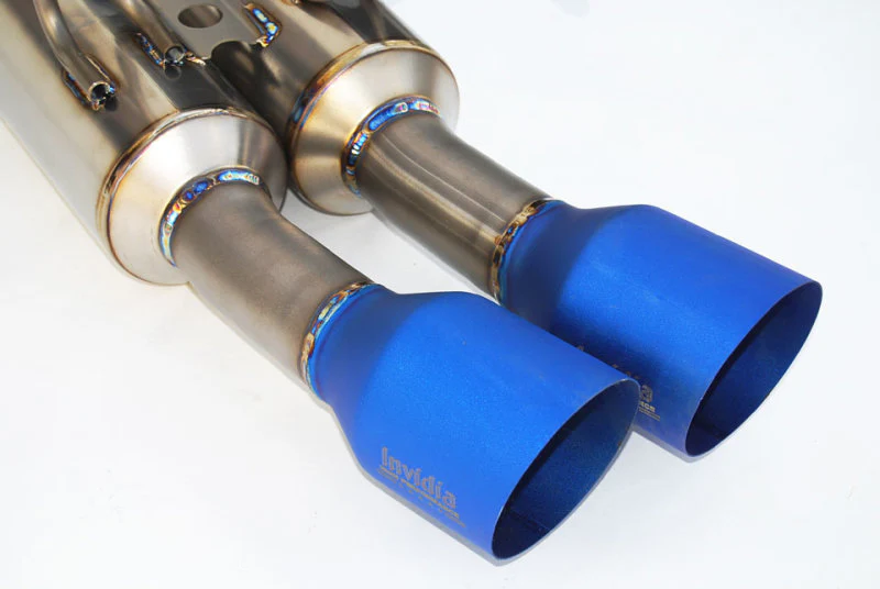 Invidia 2015+ WRX/STi Gemini 80mm Full Titanium Quad 101mm Tip Cat-Back Exhaust - Image 3
