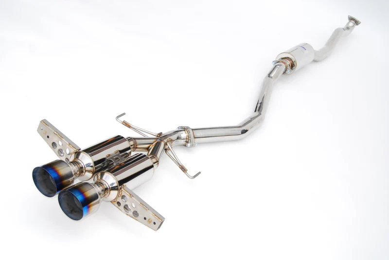 Invidia 2017+ Honda Civic Hatchback Sport/Sport Touring Gemini Titanium Tip Cat-back Exhaust - Image 2