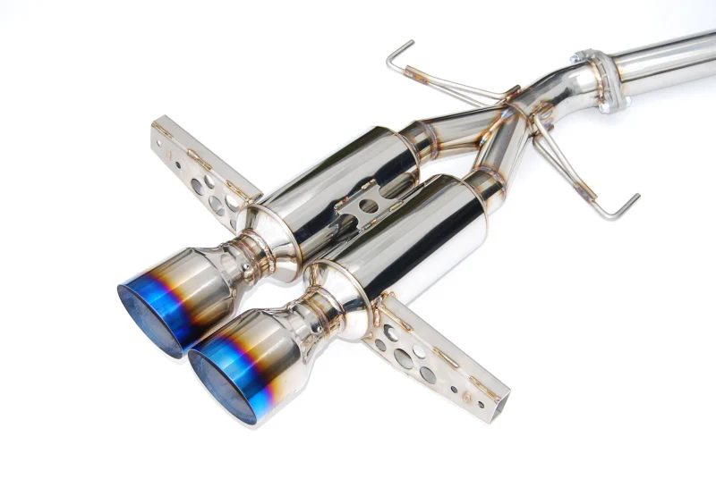 Invidia 2017+ Honda Civic Hatchback Sport/Sport Touring Gemini Titanium Tip Cat-back Exhaust - Image 3