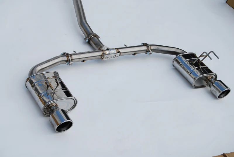 Invidia 2022+ Honda Civic Si (1.5T) 70mm Q300 Cat Back Exhaust - Rolled SS Tips - Image 5