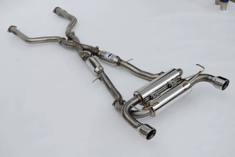 Invidia 2022+ Nissan Z 70mm Gemini Cat Back Exhaust - Rolled SS Tips - Image 2