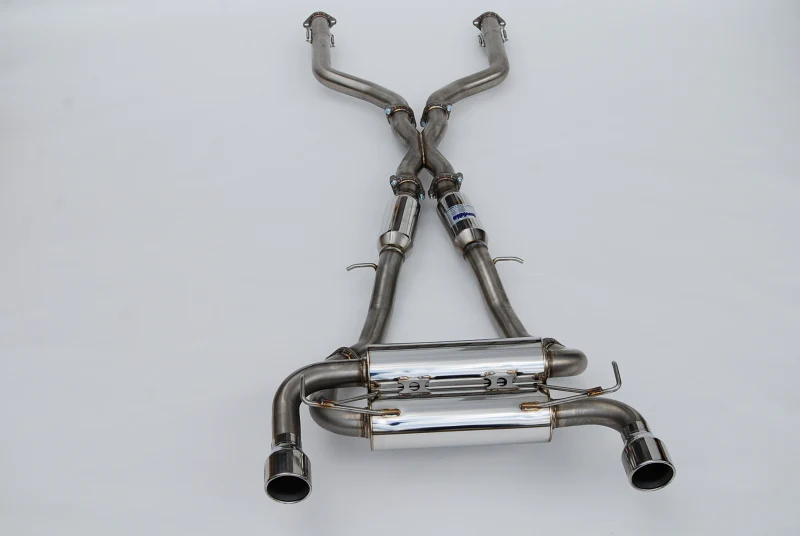 Invidia 2022+ Nissan Z 70mm Gemini Cat Back Exhaust - Rolled SS Tips - Image 3