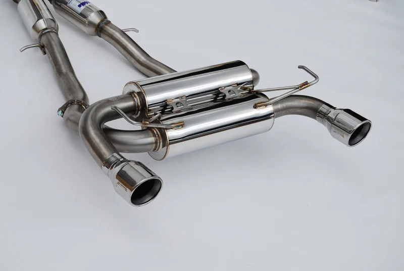 Invidia 2022+ Nissan Z 70mm Gemini Cat Back Exhaust - Rolled SS Tips - Image 4