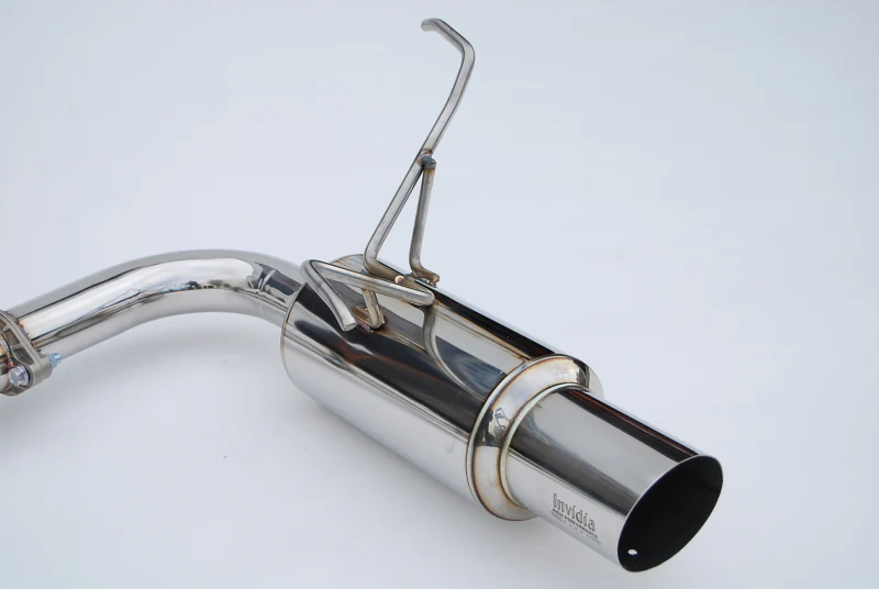 Invidia 2022+ Subaru WRX N1 Twin Outlet Single Layer SS Tip Cat-Back Exhaust - Image 8