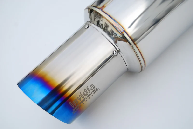 Invidia 2022+ Subaru WRX N1 Twin Outlet Single Layer Tip Cat-Back Exhaust - Image 2