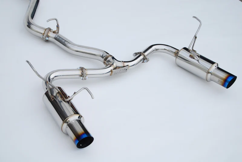 Invidia 2022+ Subaru WRX N1 Twin Outlet Single Layer Tip Cat-Back Exhaust - Image 4