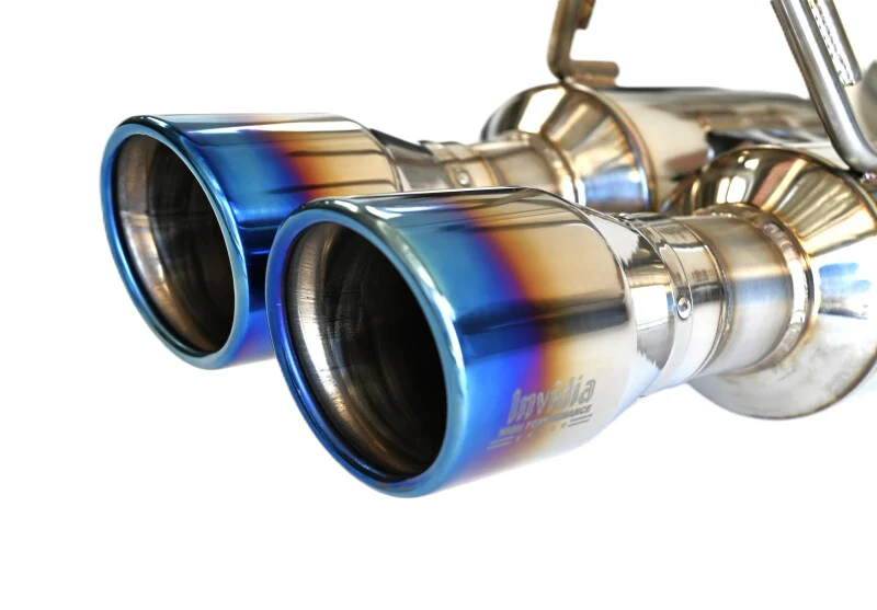 Invidia 22+ Toyota GR Corolla R400 Rolled Titanium Tip Cat-Back - Image 3