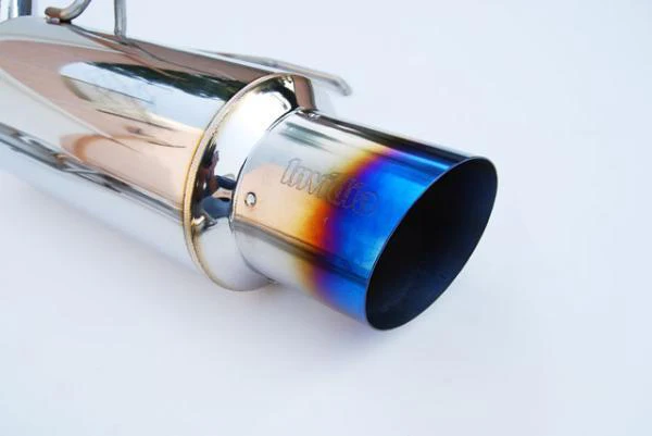 Invidia 92-99 Honda Civic EX/SI Models Only Coupe 60mm (101mm tip) Titanium Tip Cat-Back Exhaust - Image 2