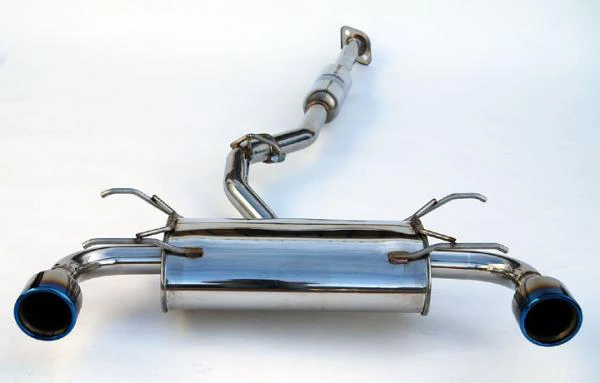 Invidia Subaru BRZ / Scion FRS Q300 w/ Rolled Titanium Tips Cat- Back Exhaust (Blue Edge)