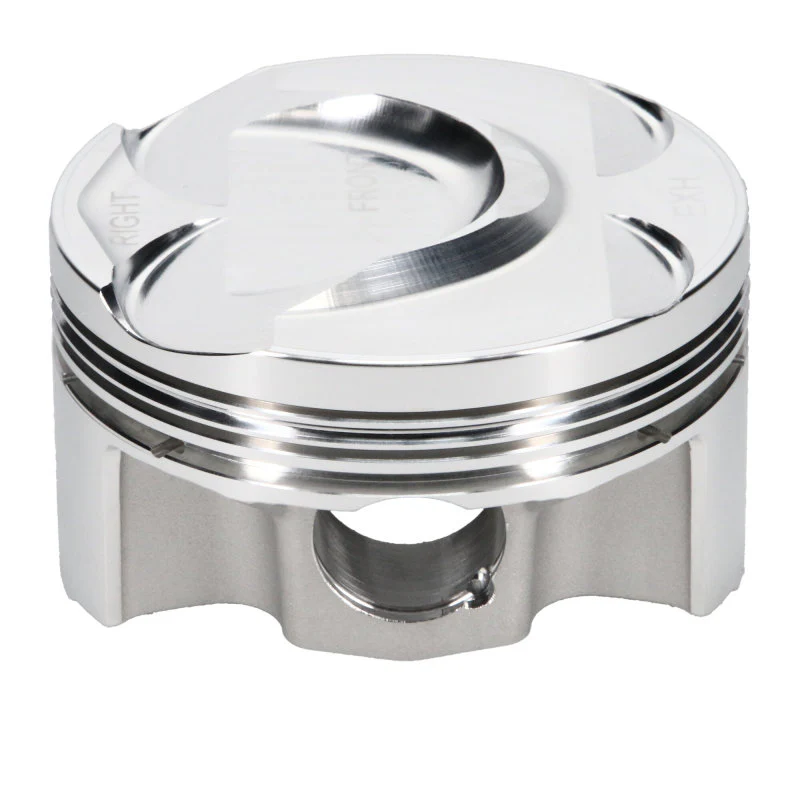 JE Pistons Nissan VR30DDTT 86mm Bore 10.2:1 CR -3cc Dish - Set of 6 - Image 2