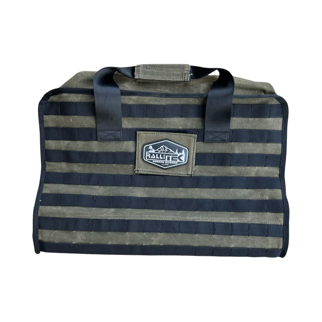 Rallitek Overland Vehicle Systems X RalliTEK Canyon Large Recovery Bag With Handle And Straps - Waxed Canvas - Image 2