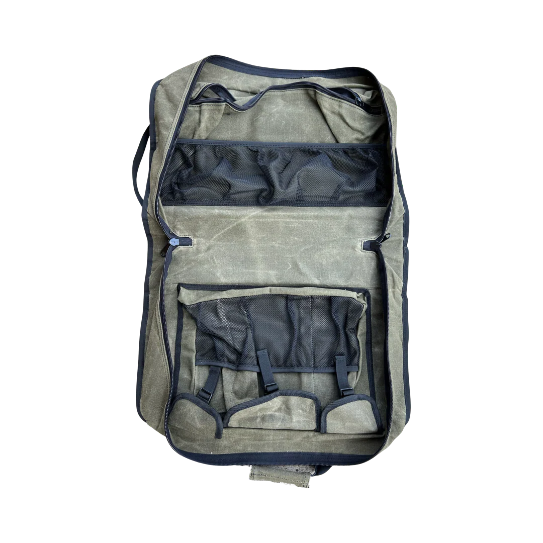 Rallitek Overland Vehicle Systems X RalliTEK Canyon Large Recovery Bag With Handle And Straps - Waxed Canvas - Image 3