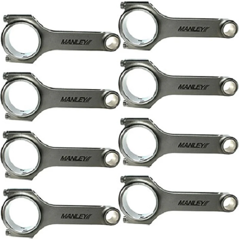 Manley Chevrolet LS 6.125 Length H Tuff Series Connecting Rod Set w/ ARP 2000 Bolts - Image 3