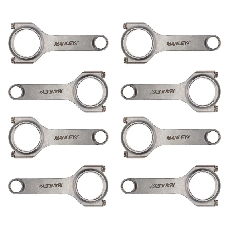 Manley Chevrolet LS 6.125 Length H Tuff Series Connecting Rod Set w/ ARP 2000 Bolts - Image 8