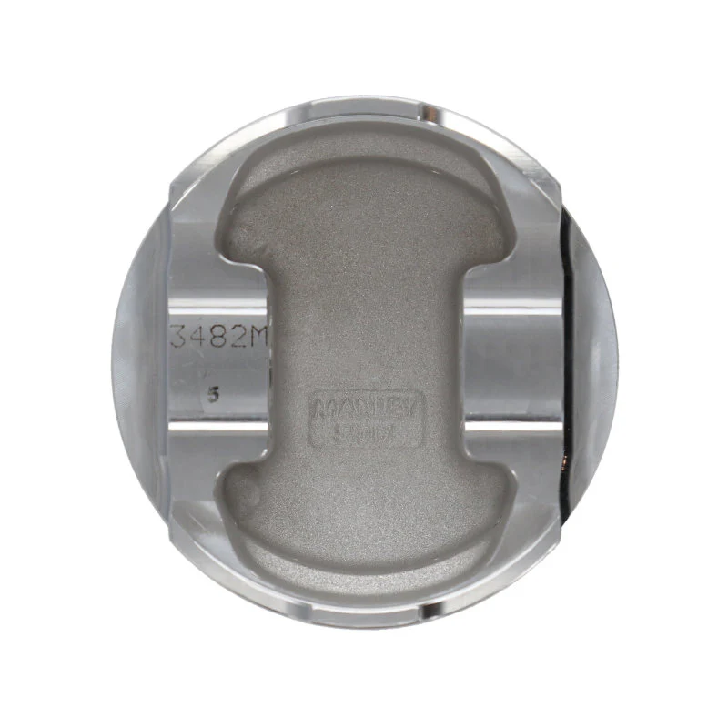 Manley Toyota Supra Turbo (2JZGTE) 87mm +1.0mm Oversized Bore 9:1 Dish Piston Set with Ring - Image 2