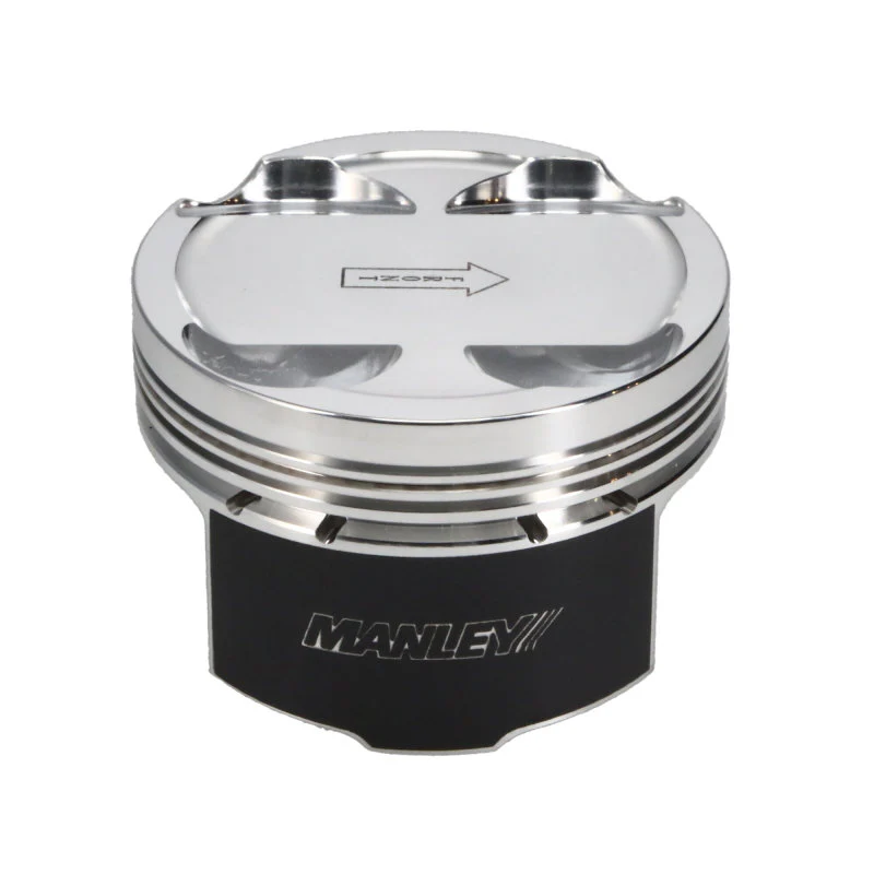Manley Toyota Supra Turbo (2JZGTE) 87mm +1.0mm Oversized Bore 9:1 Dish Piston Set with Ring - Image 5