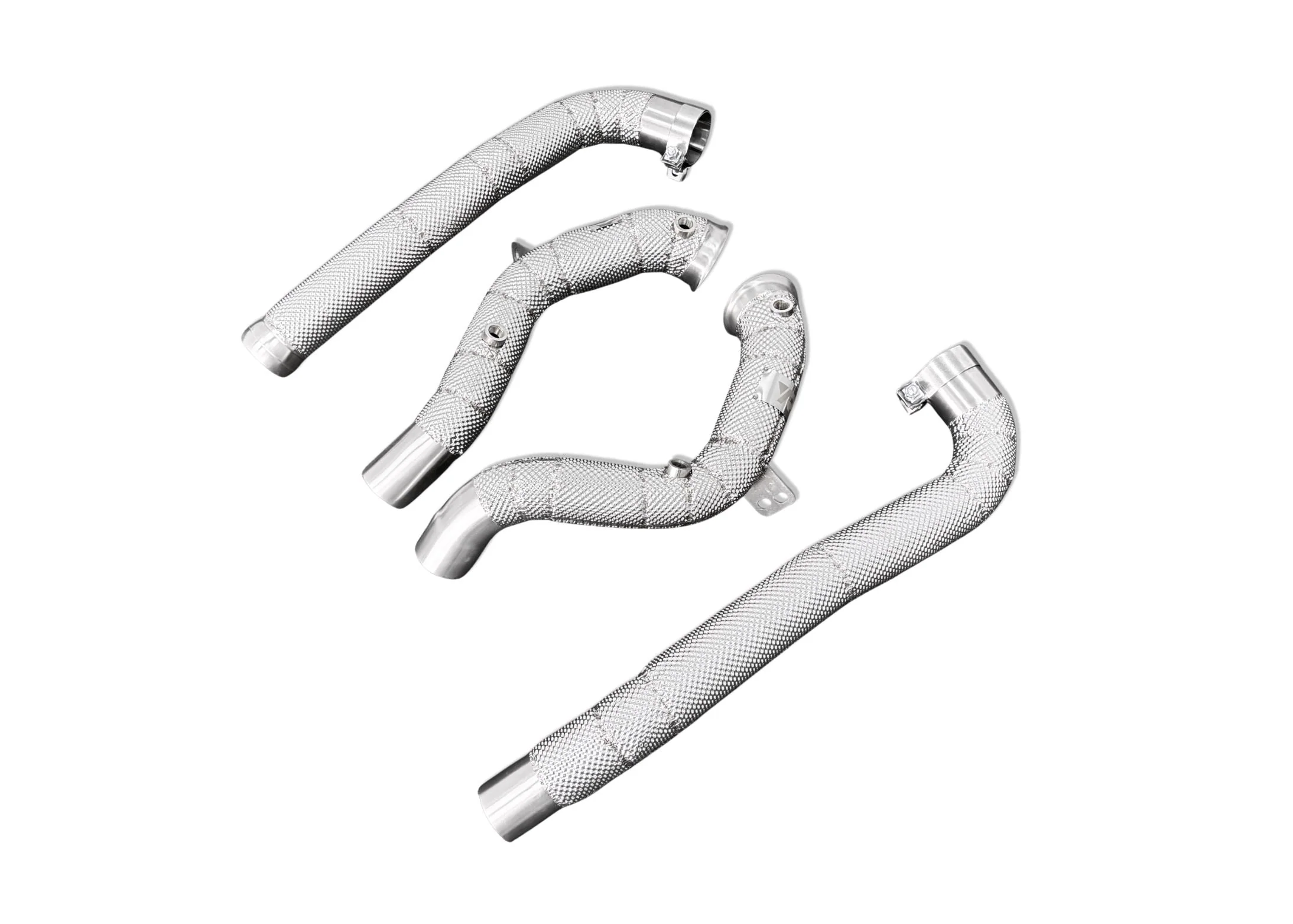 Mercedes AMG GT MaxFlow Heat-Shielded Downpipes - Image 5