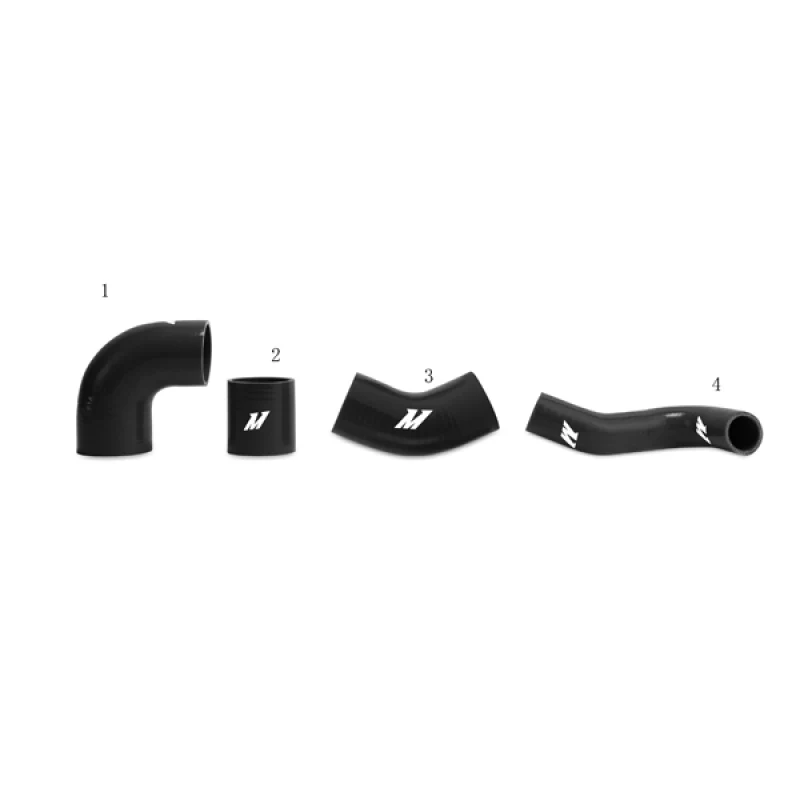 Mishimoto 01-07 Mitsubishi Lancer Evolution 7/8/9 Black Upper Intercooler Pipe Kit - Image 9