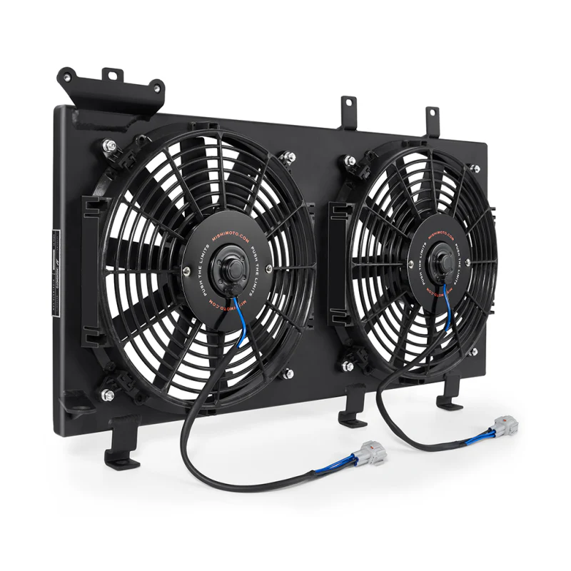 Mishimoto 01-07 Subaru WRX/STI PNP Aluminum Fan Shroud Black - Image 2