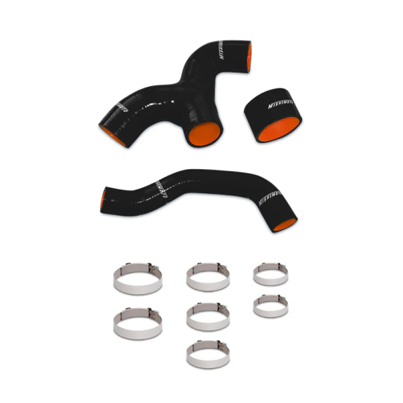 Mishimoto 02-05 Subaru WRX Black Silicone Intercooler Hoses - Image 2