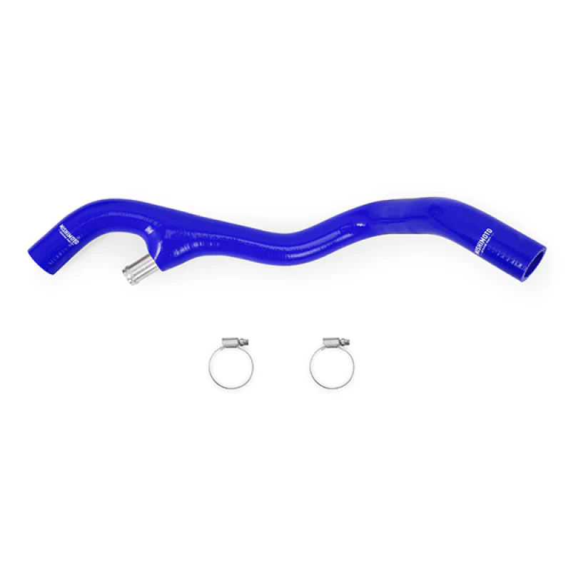 Mishimoto 03-04 Ford F-250/F-350 6.0L Powerstroke Lower Overflow Blue Silicone Hose Kit - Image 2