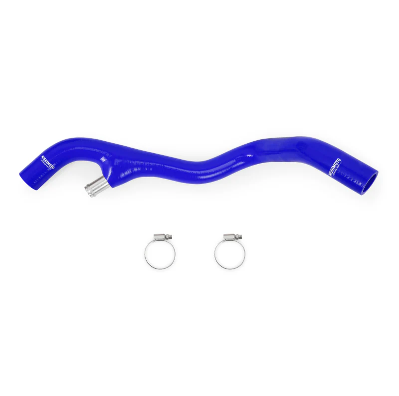 Mishimoto 03-04 Ford F-250/F-350 6.0L Powerstroke Lower Overflow Blue Silicone Hose Kit - Image 3