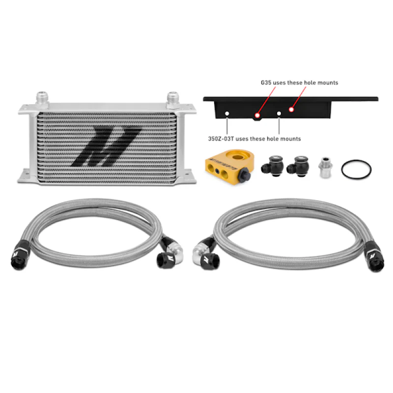 Mishimoto 03-09 Nissan 350Z / 03-07 Infiniti G35 (Coupe Only) Oil Cooler Kit - Thermostatic - Image 8