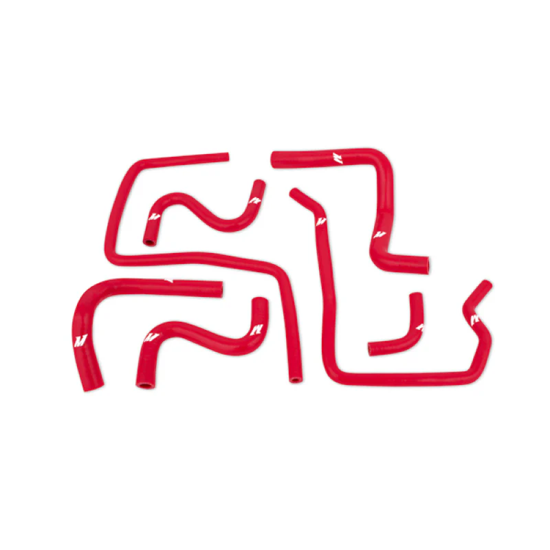 Mishimoto 04-07 Subaru STI / 06-07 WRX Red Silicone Ancillary Hoses - Image 2