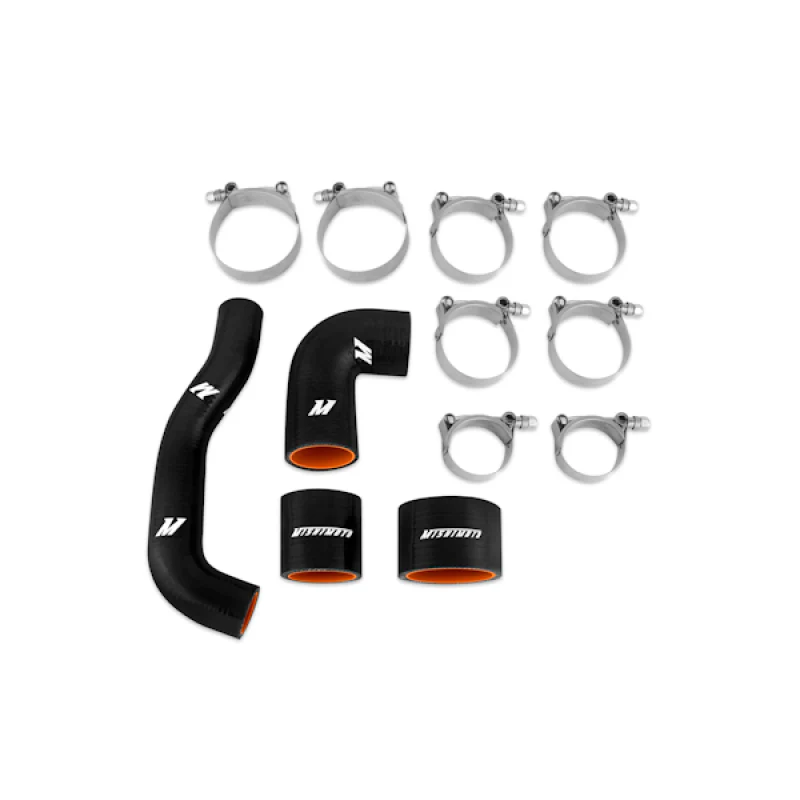 Mishimoto 04-07 Subaru WRX STI (STI only) JDM Black Silicone Intercooler Hoses - Image 4