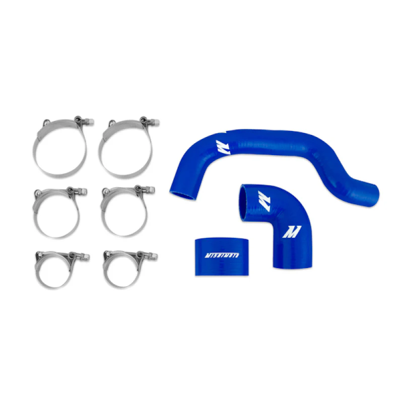 Mishimoto 04-07 Subaru WRX STI (STI only) USDM Blue Silicone Intercooler Hoses - Image 2
