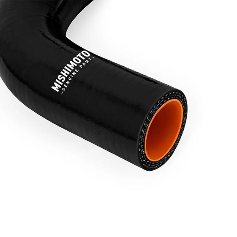 Mishimoto 05-07 Ford F-250/F-350 6.0L Powerstroke Lower Overflow Black Silicone Hose Kit - Image 4