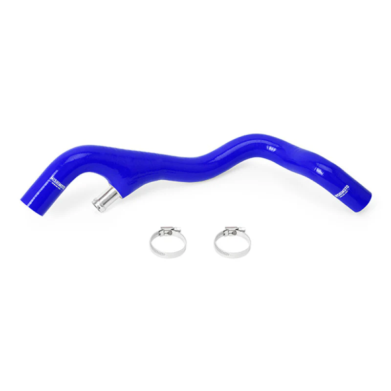 Mishimoto 05-07 Ford F-250/F-350 6.0L Powerstroke Lower Overflow Blue Silicone Hose Kit - Image 4