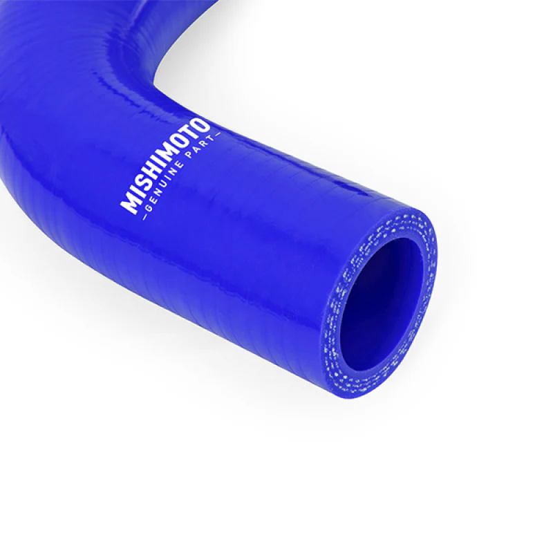 Mishimoto 05-07 Ford F-250/F-350 6.0L Powerstroke Lower Overflow Blue Silicone Hose Kit - Image 5