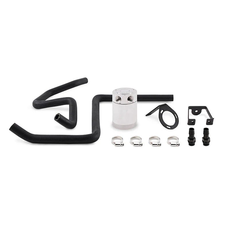 Mishimoto 05-14 Dodge Charger / 05-14 Chrysler 300C 5.7L Direct Fit Oil Catch Can Kit - Polished - Image 2