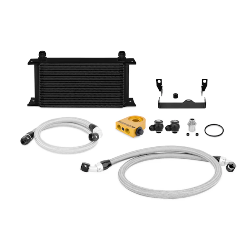 Mishimoto 06-07 Subaru WRX/06-07 WRX STi Thermostatic Oil Cooler Kit - Black - Image 2
