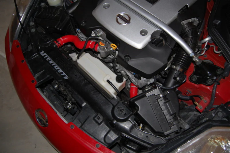 Mishimoto 07-09 Nissan 350Z Red Silicone Hose Kit - Image 4