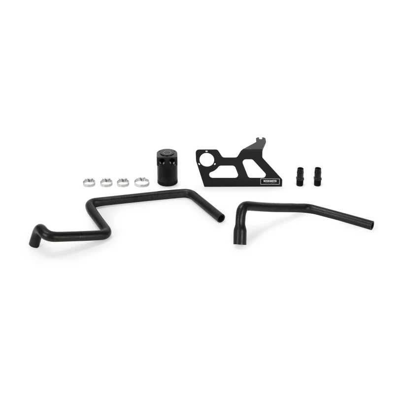Mishimoto 07-11 Jeep Wrangler JK Baffled Oil Catch Can - Black - Image 3