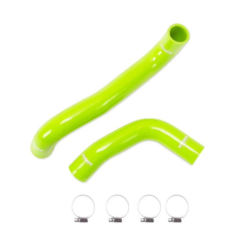 Mishimoto 08-14 Subaru WRX / 08+ STI Silicone Radiator Hose Kit - Neon Yellow - Image 9